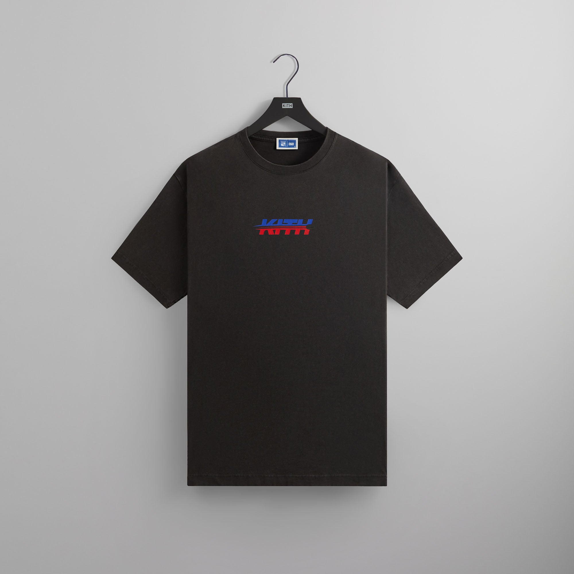 Premium Kith New York Rangers Hat Trick Vintage Tee - Black